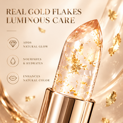 MELYVIO Real Gold Flakes Luminous Care Lipstick