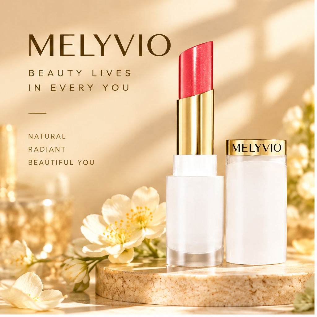 MELYVIO White Tube Shimmer Moisturizing Lipstick