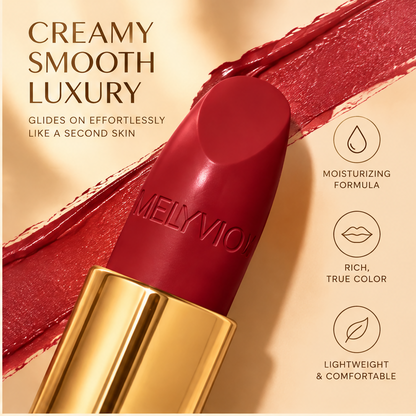 MELYVIO Glitter Gold Case Long-Lasting Moisturizing Lipstick
