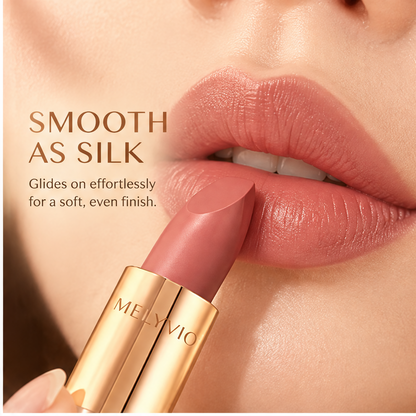 MELYVIO Rose Gold Metallic Bullet Long-Lasting Moisturizing Lipstick