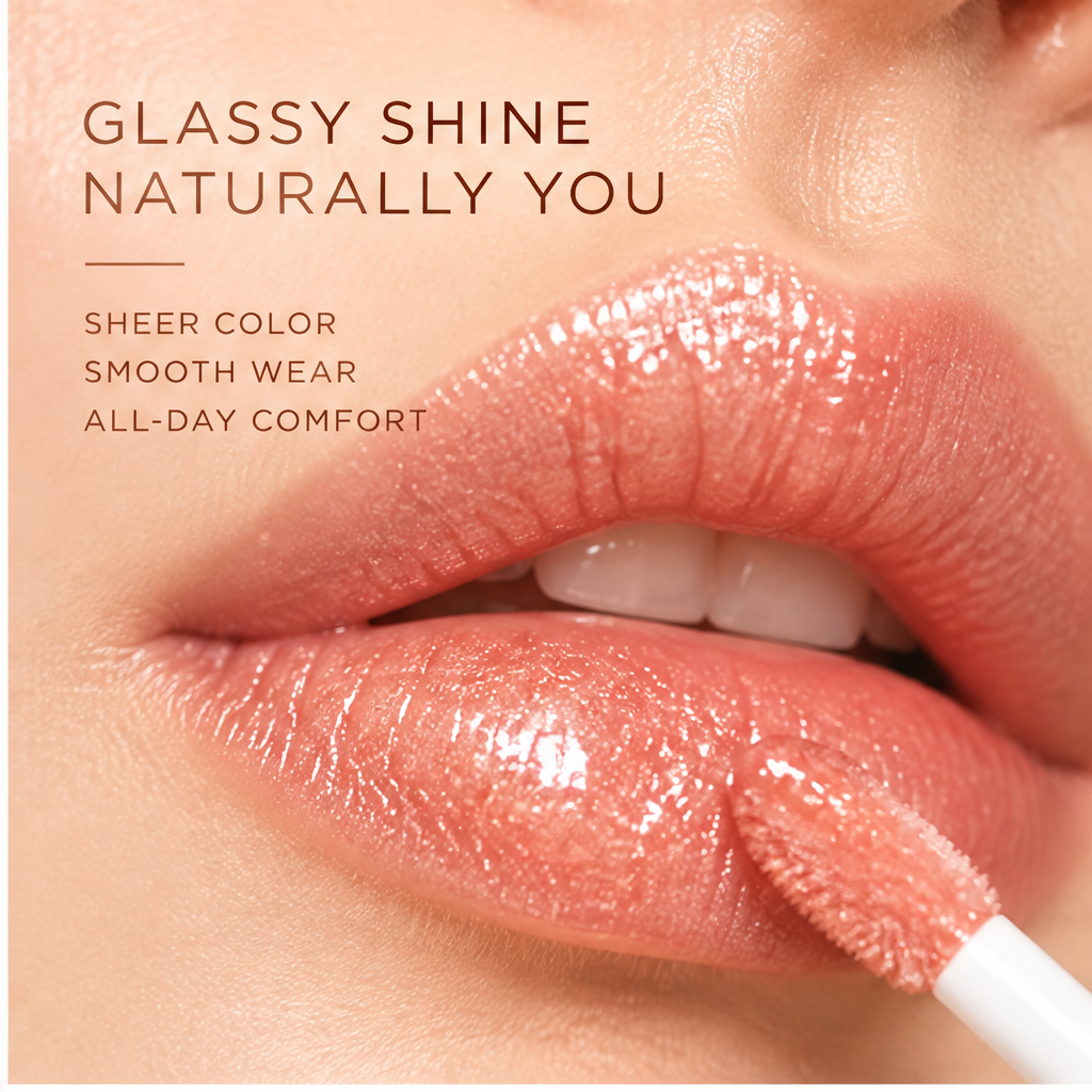 MELYVIO Lip Gloss Sparkling Moisturizing Tinted Lip Gloss