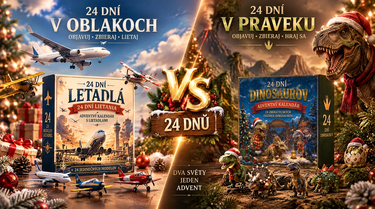 🔥🎄 Vianočné Dobrodružstvo: ✈️ 24 Dní Prekvapení – Letecká Flotila & Jurská Expedícia 🎁