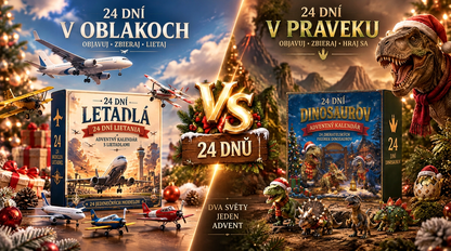 🔥🎄 Vianočné Dobrodružstvo: ✈️ 24 Dní Prekvapení – Letecká Flotila & Jurská Expedícia 🎁