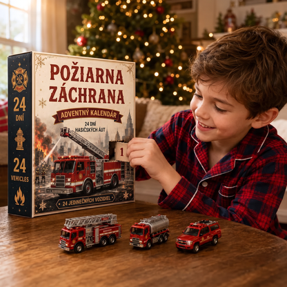 🔥 AKCIA KONČÍ: UŠETRITE 50 % - 🎁 24-dňový adventný kalendár s vozidlami: 🚜 Zostavte si vlastnú flotilu 🚜