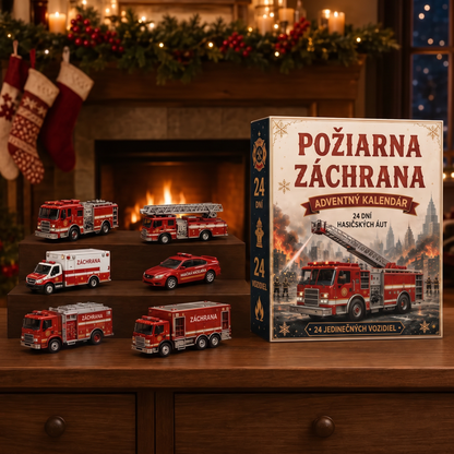 🔥 AKCIA KONČÍ: UŠETRITE 50 % - 🎁 24-dňový adventný kalendár s vozidlami: 🚜 Zostavte si vlastnú flotilu 🚜