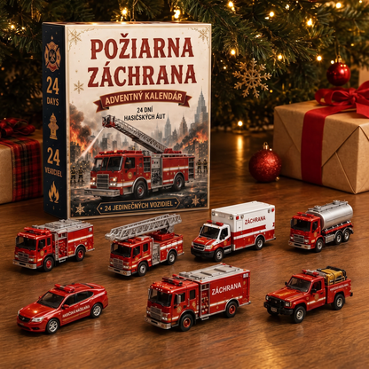 🔥 AKCIA KONČÍ: UŠETRITE 50 % - 🎁 24-dňový adventný kalendár s vozidlami: 🚜 Zostavte si vlastnú flotilu 🚜