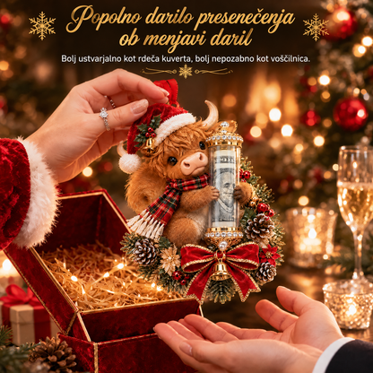 🎄Vianočná zľava 50 %🎁 Vianočná ozdoba s roztomilým zvieratkom na darovanie peňazí – ozdoba na vianočný stromček 🎖️