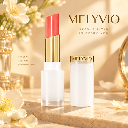 MELYVIO White Tube Shimmer Moisturizing Lipstick
