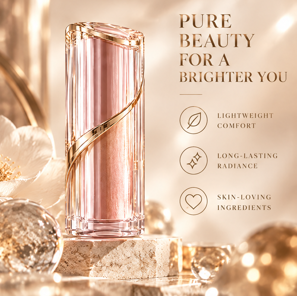 MELYVIO Real Gold Flakes Luminous Care Lipstick