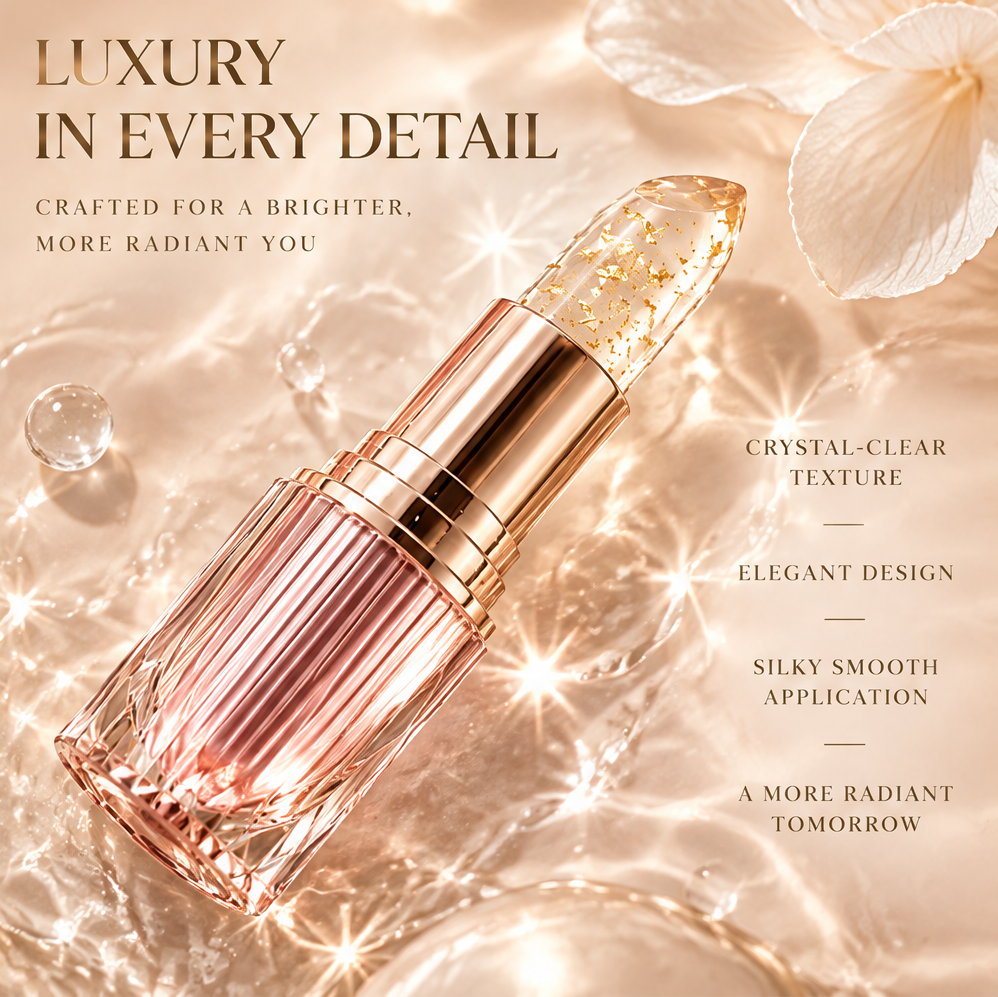 MELYVIO Crystal Gold Flake Lip Balm