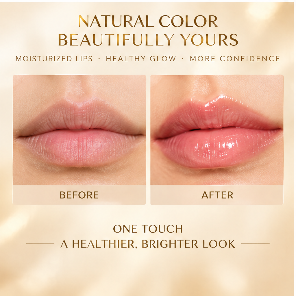 MELYVIO Gold Foil Crystal Moisturizing Lip Balm