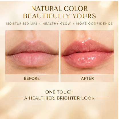 MELYVIO Gold Foil Crystal Moisturizing Lip Balm