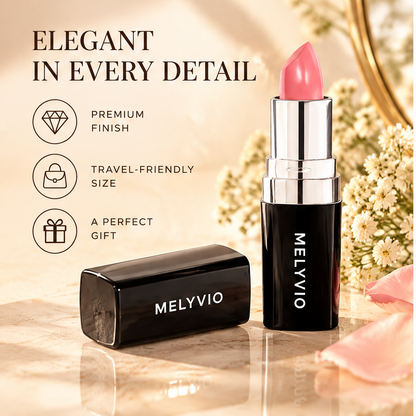 MELYVIO Black Case Metallic Bullet Long-Lasting Moisturizing Lipstick