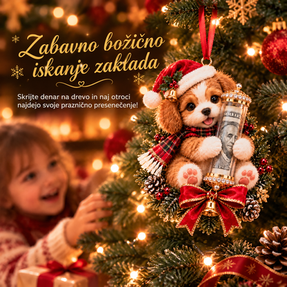 🎄Vianočná zľava 50 %🎁 Vianočná ozdoba s roztomilým zvieratkom na darovanie peňazí – ozdoba na vianočný stromček 🎖️