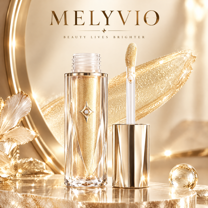 MELYVIO Golden Shimmer Liquid Lip Gloss