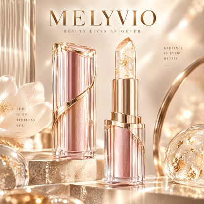 MELYVIO Real Gold Flakes Luminous Care Lipstick