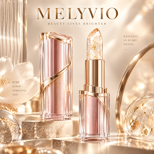 MELYVIO Real Gold Flakes Luminous Care Lipstick