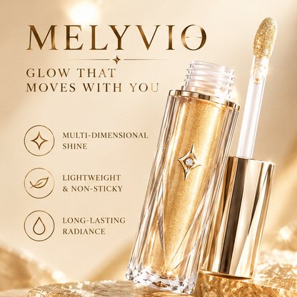 MELYVIO Golden Shimmer Liquid Lip Gloss