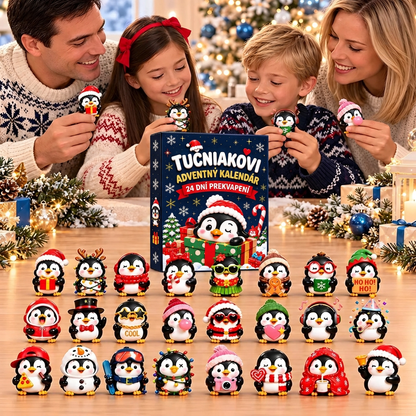 🔥🐧  Vianočná špeciálna ponuka: 50% zľava🎄- 24 Dní Plných Prekvapení s Tučniakmi – Vianočný Adventný Kalendár🎁1