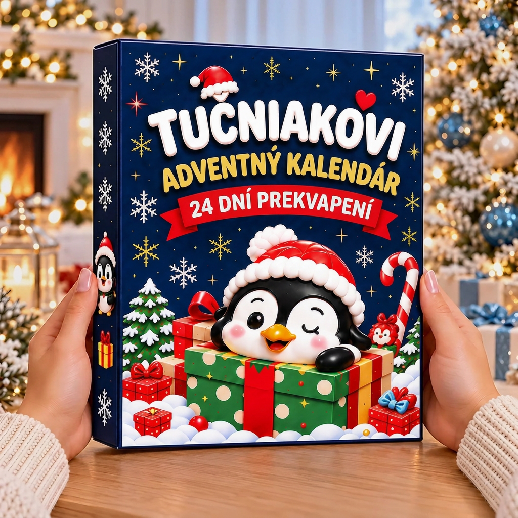 🔥🐧  Vianočná špeciálna ponuka: 50% zľava🎄- 24 Dní Plných Prekvapení s Tučniakmi – Vianočný Adventný Kalendár🎁1