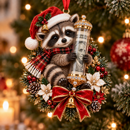 🎄Vianočná zľava 50 %🎁 Vianočná ozdoba s roztomilým zvieratkom na darovanie peňazí – ozdoba na vianočný stromček 🎖️