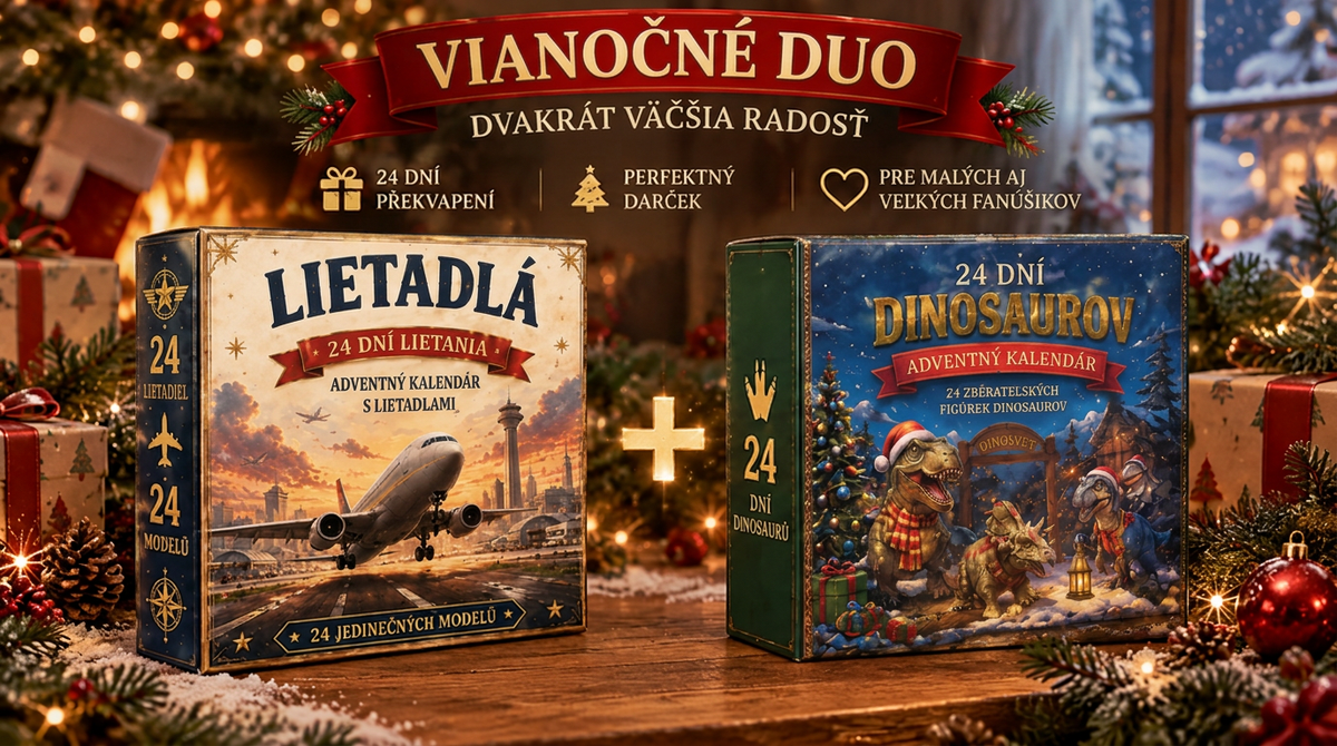 🔥🎄 Vianočné Dobrodružstvo: ✈️ 24 Dní Prekvapení – Letecká Flotila & Jurská Expedícia 🎁