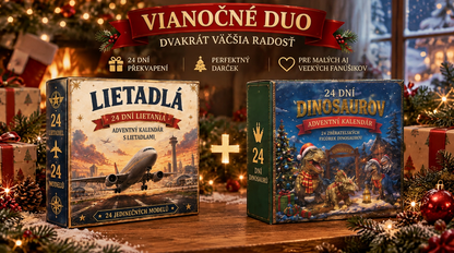 🔥🎄 Vianočné Dobrodružstvo: ✈️ 24 Dní Prekvapení – Letecká Flotila & Jurská Expedícia 🎁